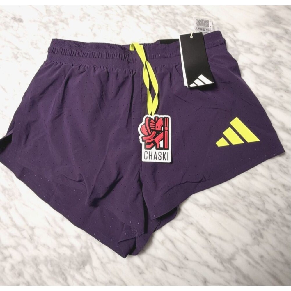 Adidas 2026 Pro Elite Split Running Short Aurora Plum Women's XS KA2899 NEW